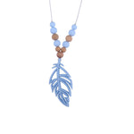 New Baby Products Silicone Leaf Teether Necklace - Cindi Book