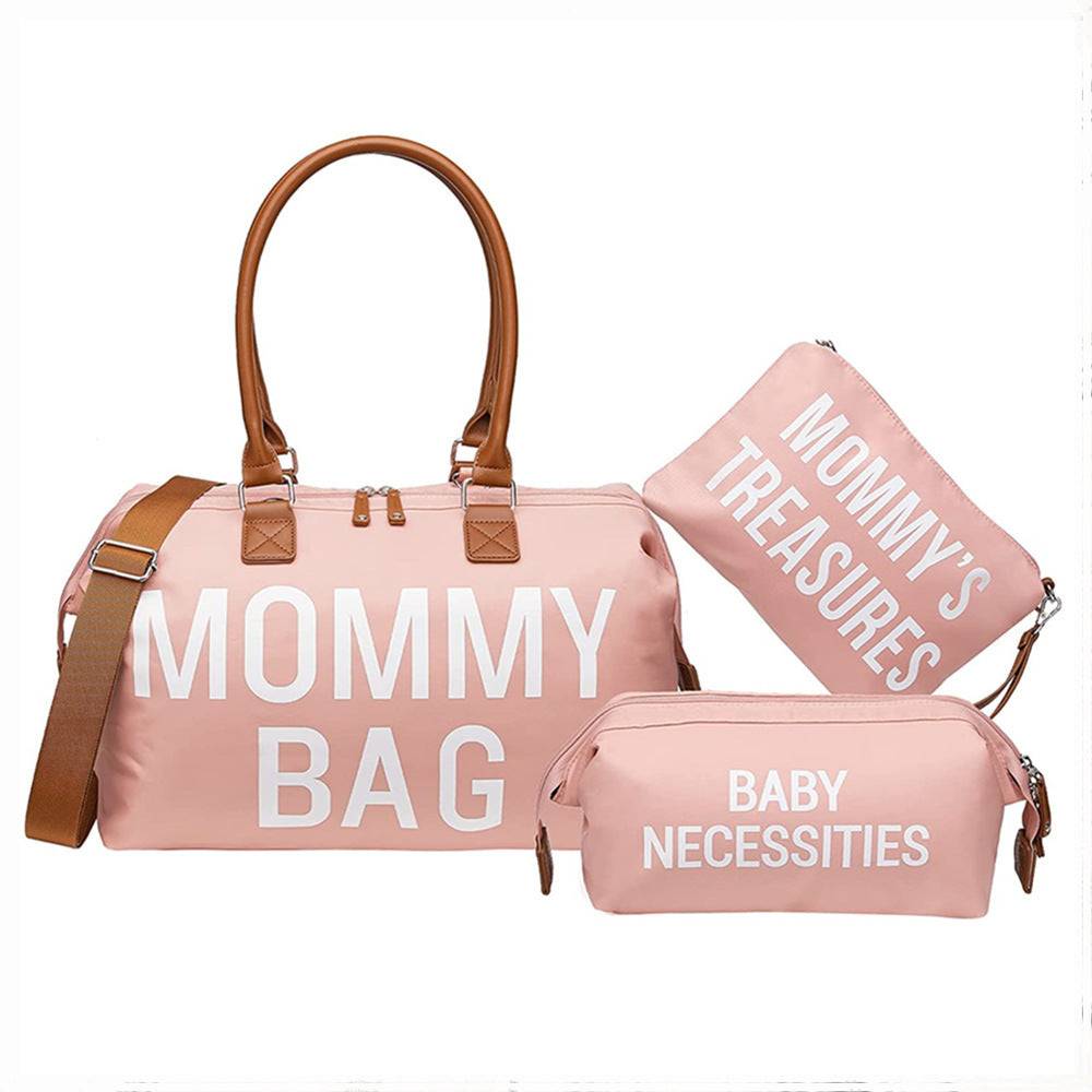 3-piece Portable Bag Set For Moms On Trips - Cindi Book