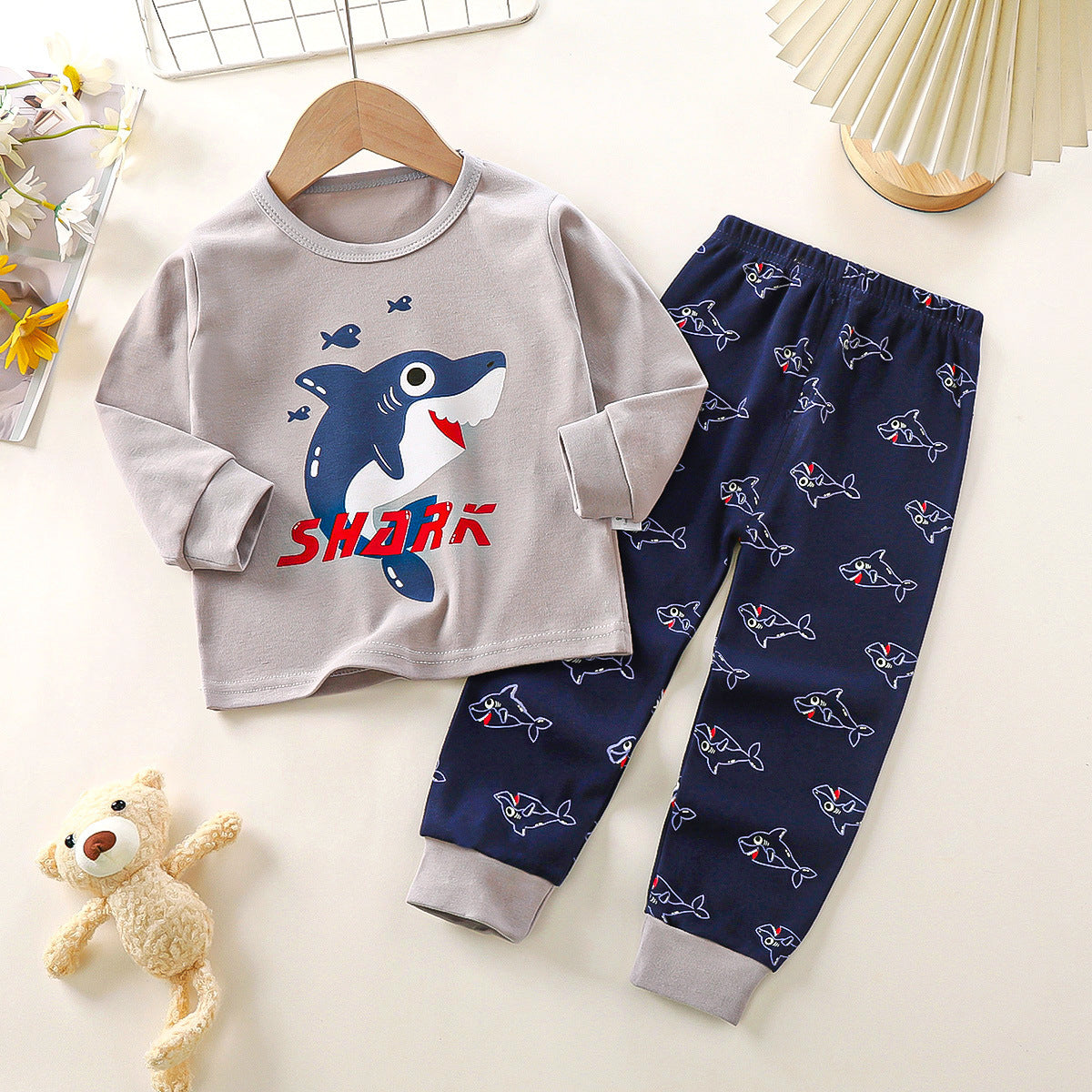 Cotton Autumn New Boys' Pajamas Suit - Cindi Book