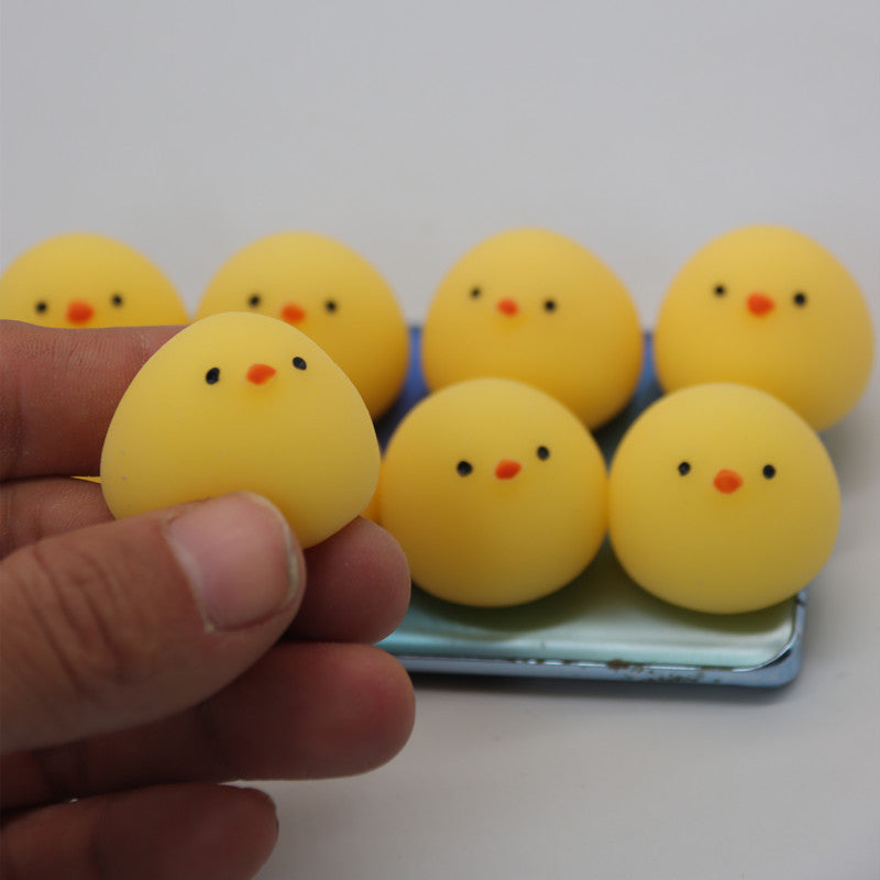 Super Cute Dumplings Squeezing Toy Fat Chicken Soup Round Chicken - Cindi Book