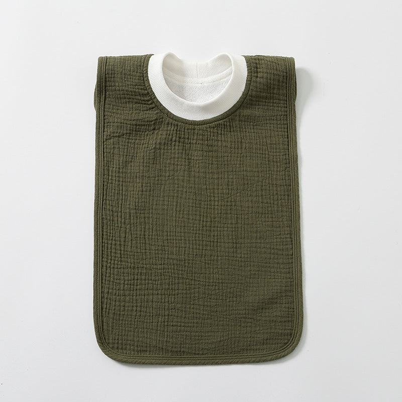 Large Childrens Washcloth Bib That Resists Stains - Cindi Book