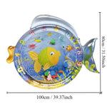 Children's Inflatable Marine Animal Racket Water Cushion Baby Crawling Racket Water Bag Racket Water Cushion Climbing Pad - Cindi Book