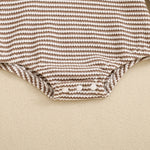Baby Boys And Girls Long Sleeve Multi-color Stripe Pattern Triangle Jumpsuit - Cindi Book