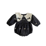 Autumn Clothes Baby's Gown Doll Collar Lace Embroidery - Cindi Book