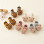 Newborn Baby Spring And Autumn Mid-calf Glue Dispensing Non-slip Room Socks Baby Socks - Cindi Book
