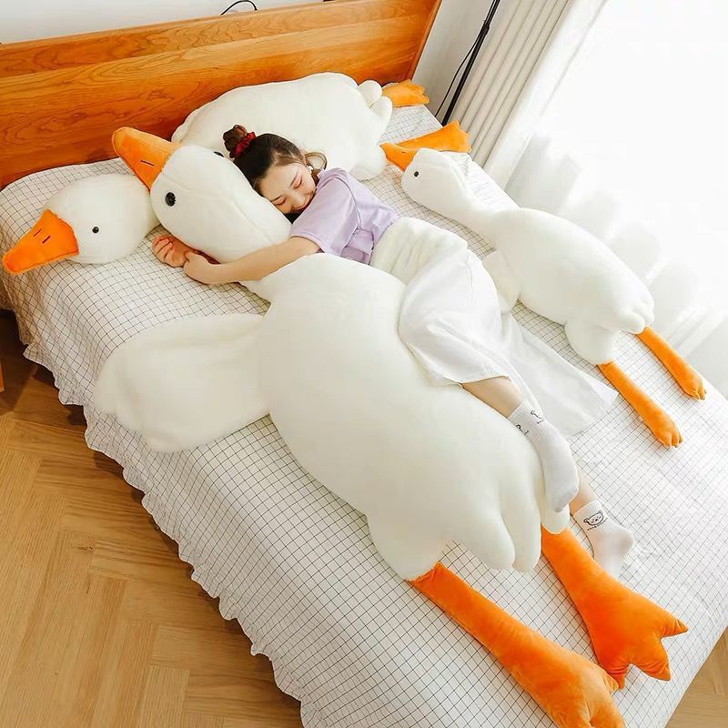 Cute Big White Geese Pillow Plush Toy - Cindi Book