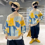 Thickened Knitted Pullover For Older Children And Boys - Cindi Book