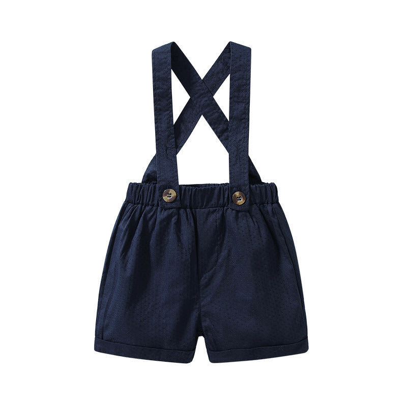Children's Suit Summer Short-sleeved Overalls - Cindi Book