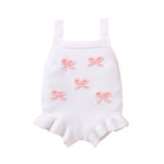 Baby Sling Doll Clothes Wool Romper Bow Embroidery Girl Sweet - Cindi Book