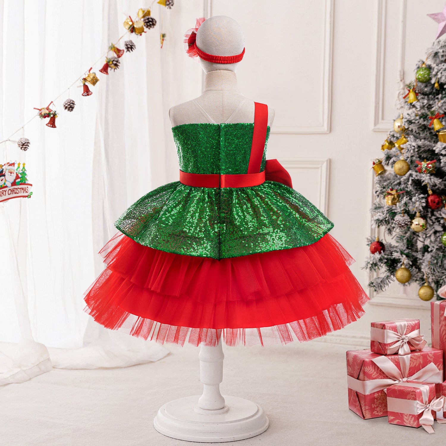 Style Children's Clothing Christmas Red Green