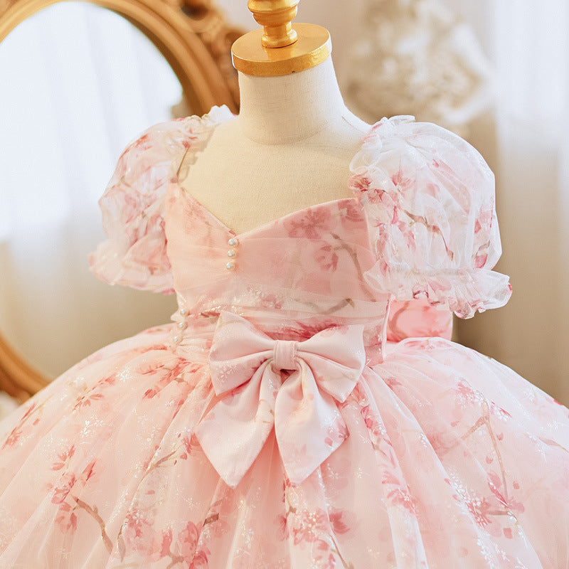 Bride Fellow Kids Wedding Birthday Party Sweet Evening Dress - Cindi Book