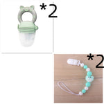 Baby Fruit and Vegetable Food Supplement Teether Baby Fruit Teether Bite Le Pacifier Silicone Nipple - Cindi Book