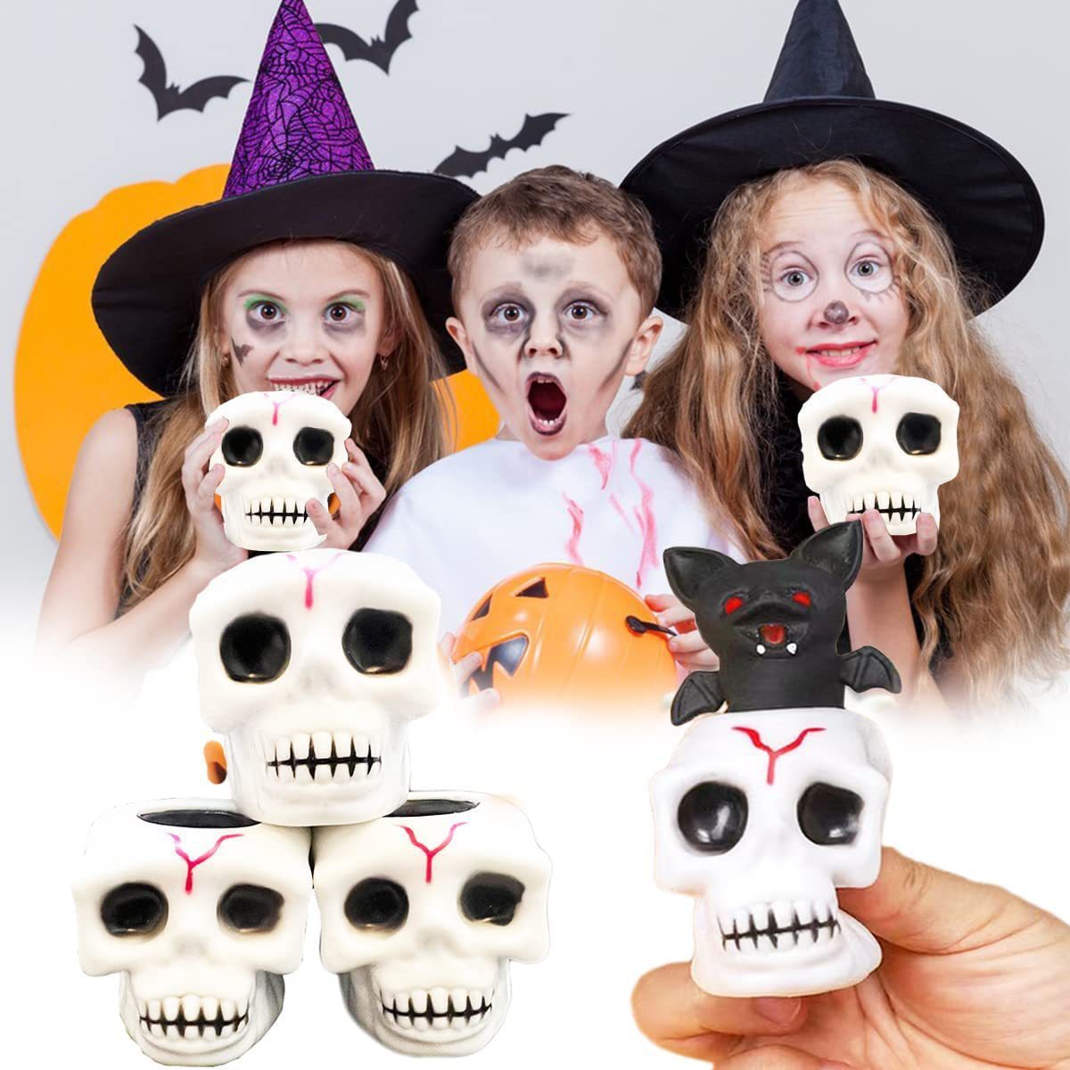 Creative Halloween Skull Squeeze Cup Decompression Toy - Cindi Book