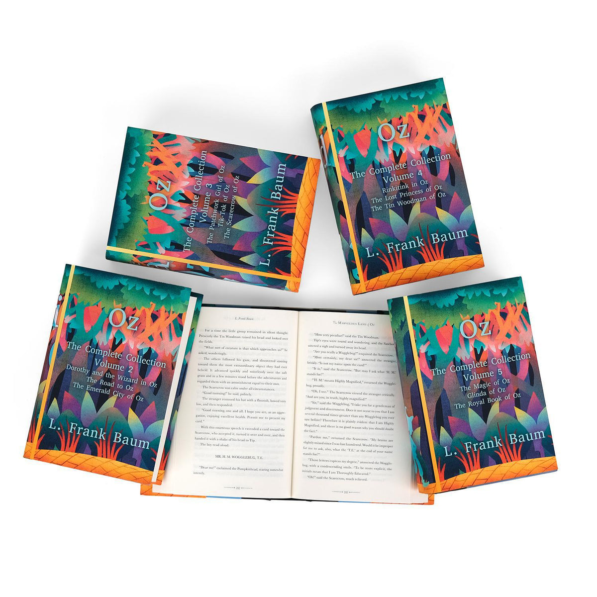 L. Frank Baum The Wizard of Oz Book Set