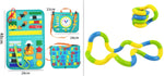 New Busy Book Children's Busy Board Dressing And Buttoning Learning Baby Early Education Preschool Sensory Learning Toy - Cindi Book