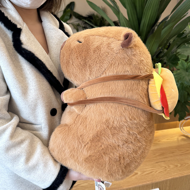 Birthday Hat Capabala Cute Capybara Plush Toy - Cindi Book