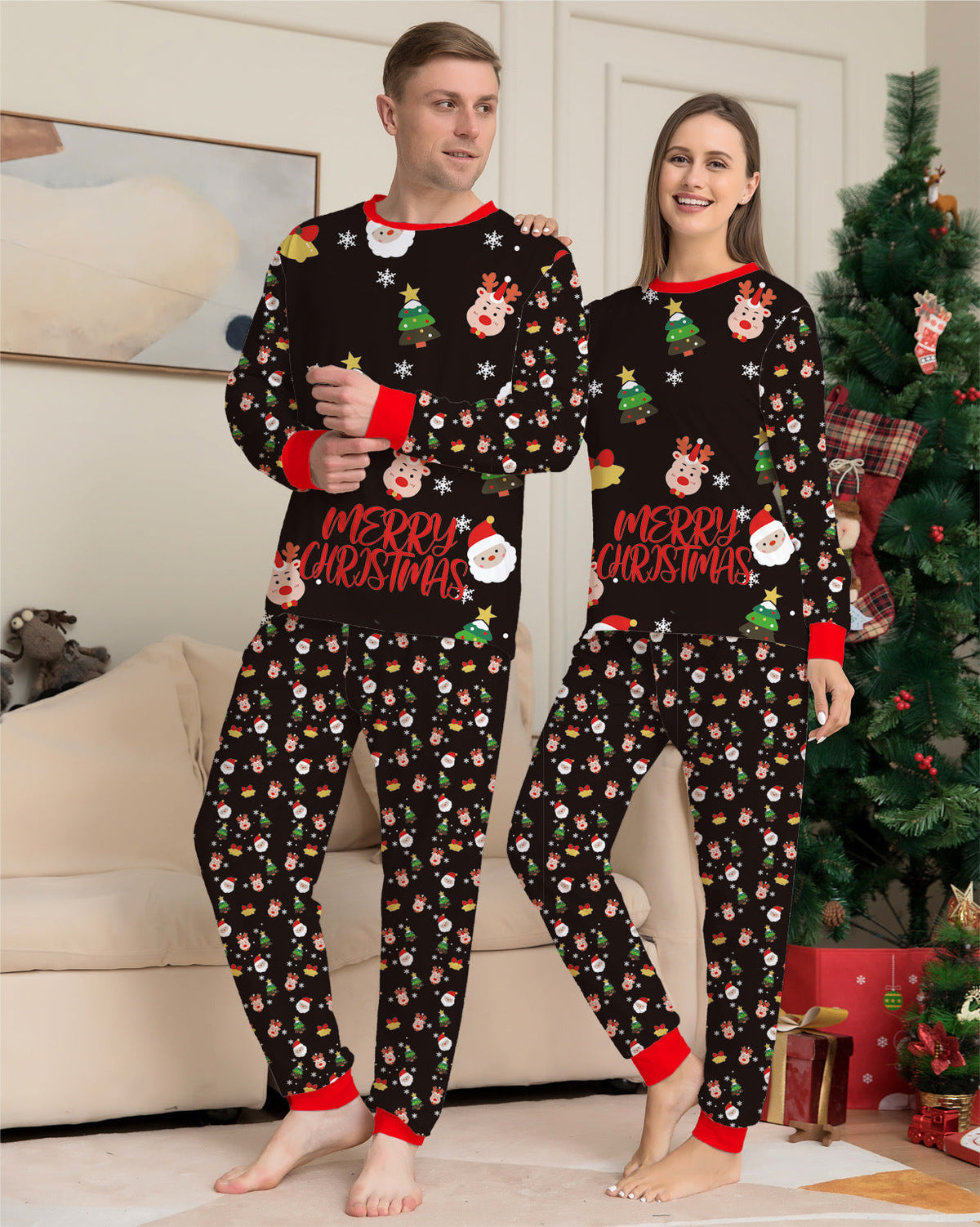 Family Christmas Matching Pajamas Set Christmas Pajamas For Family Christmas PJS Xmas Sleepwear - Cindi Book