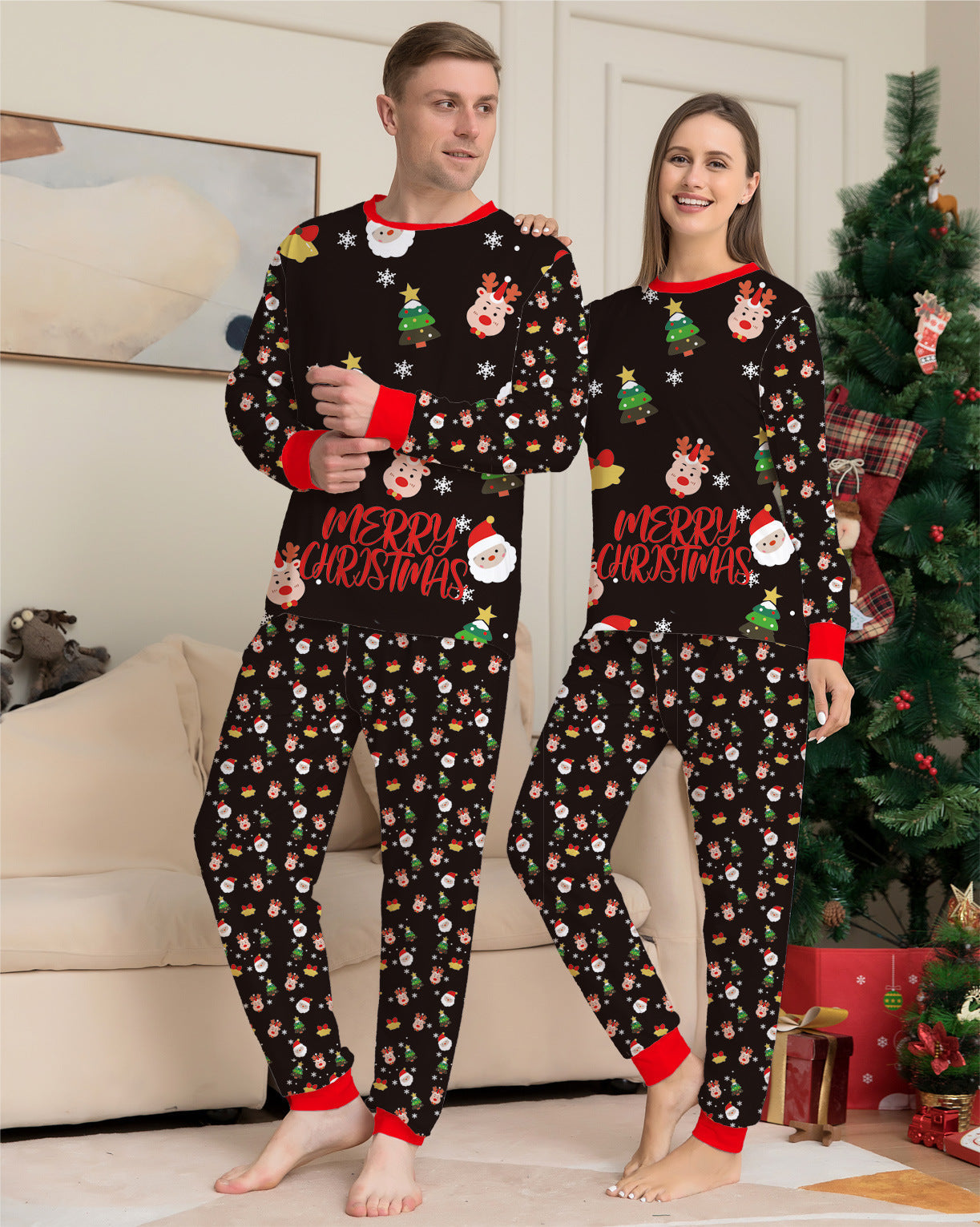 Family Christmas Matching Pajamas Set Christmas Pajamas For Family Christmas PJS Xmas Sleepwear - Cindi Book