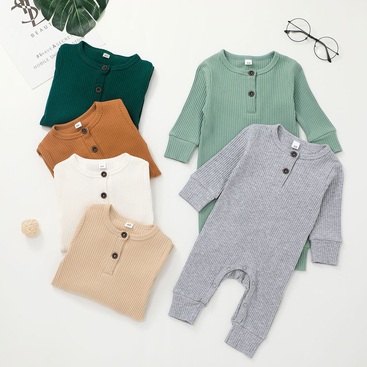 New Baby Jumpsuit Sunken Stripe Trousers Romper Western Style - Cindi Book