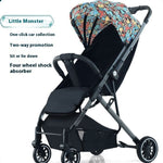 Pull Rod Type Summer Ultra-light Stroller Four Minus - Cindi Book