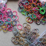 Mini baby finger colored hair loops will not hurt your hair - Cindi Book