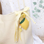 Leather Lemon Women's Bag Pendant Small Fresh Keychain Ornaments - Cindi Book