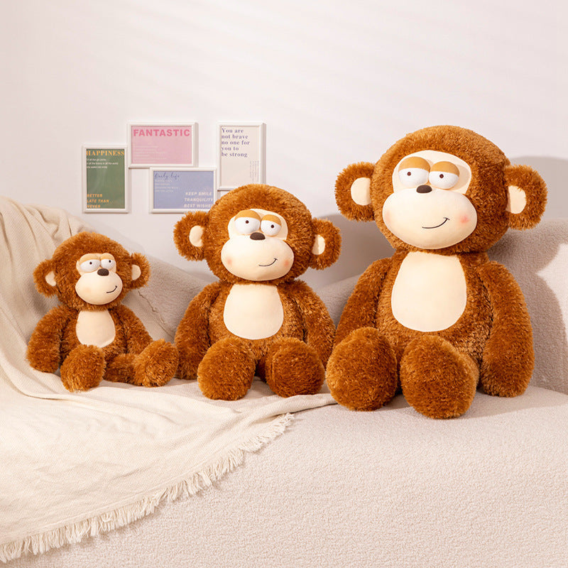 Creative Cartoon Monkey Plush Doll Stuffed Toy - Cindi Book