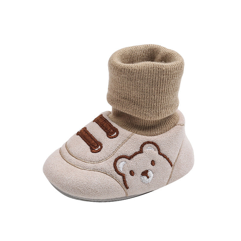 Baby Cloth Shoes Simple Baby Indoor Non-slip Toddler Shoes - Cindi Book