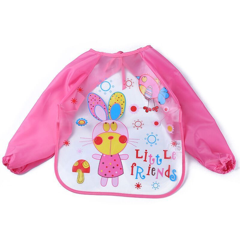 Children's Gown Long Sleeve Kids Waterproof Meal Baby Apron Painting Clothes Bib Protective Clothing - Cindi Book