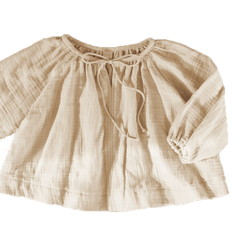 Cotton Double-layer Gauze Shirt Spring And Autumn Shirts - Cindi Book