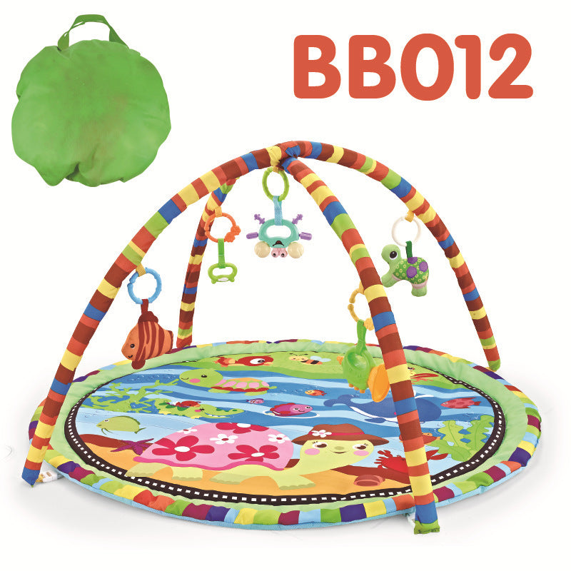 Children's Fitness Rack Game Round Blanket Crawling Floor Mat Toys - Cindi Book