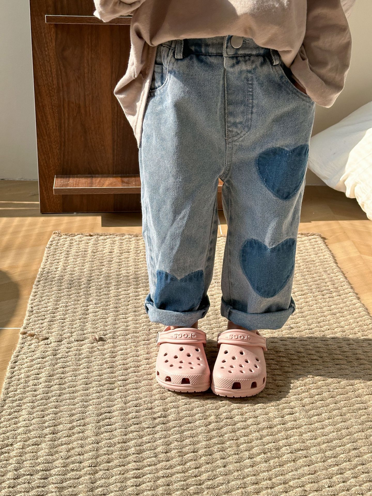 Children Soft Jeans Casual Straight Trousers - Cindi Book