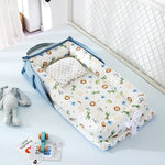 Baby Removable And Washable Bed Crib Portable Crib Travel Bed For Children Infant Kids Cotton Cradle - Cindi Book