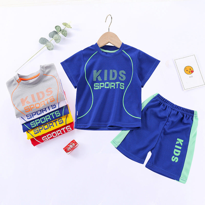 Children Short-sleeved Uniform Sportswear Set - Cindi Book