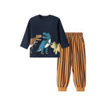 Autumn Male Cartoon Striped Children Suit - Cindi Book