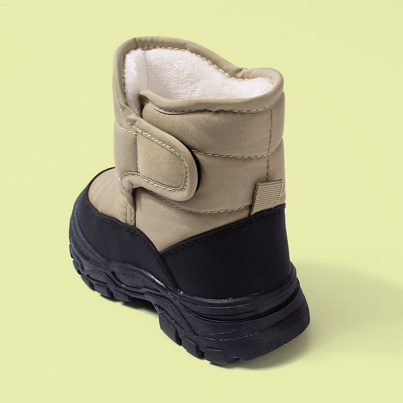 Warm Thick-soled Boots For Boys High-top Insulated Cotton Sneakers - Cindi Book