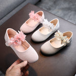 Solid Color Girl Rhinestone String Flower Small Single-layer Shoes Dancing Shoes - Cindi Book