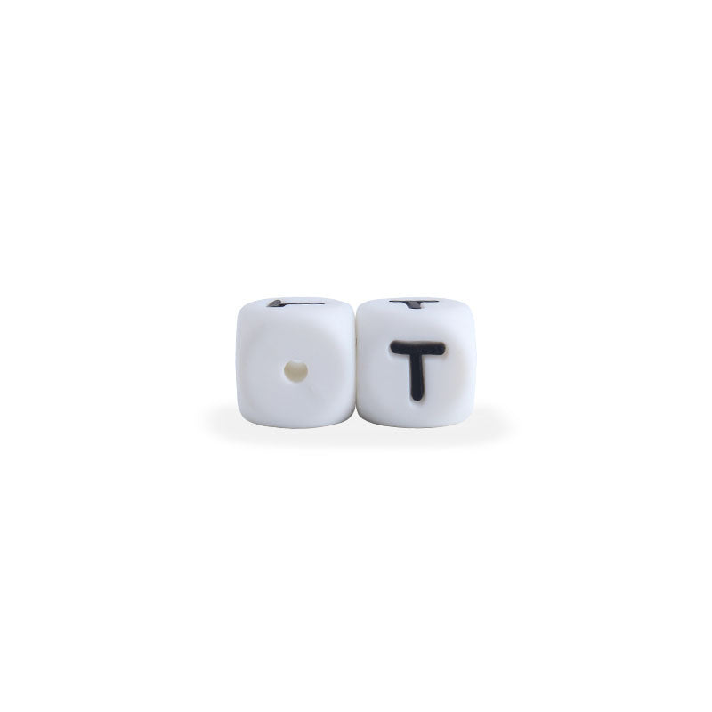 12mm Baby Products 26 Silicone English Alphabet Beads Teeth Accessories - Cindi Book