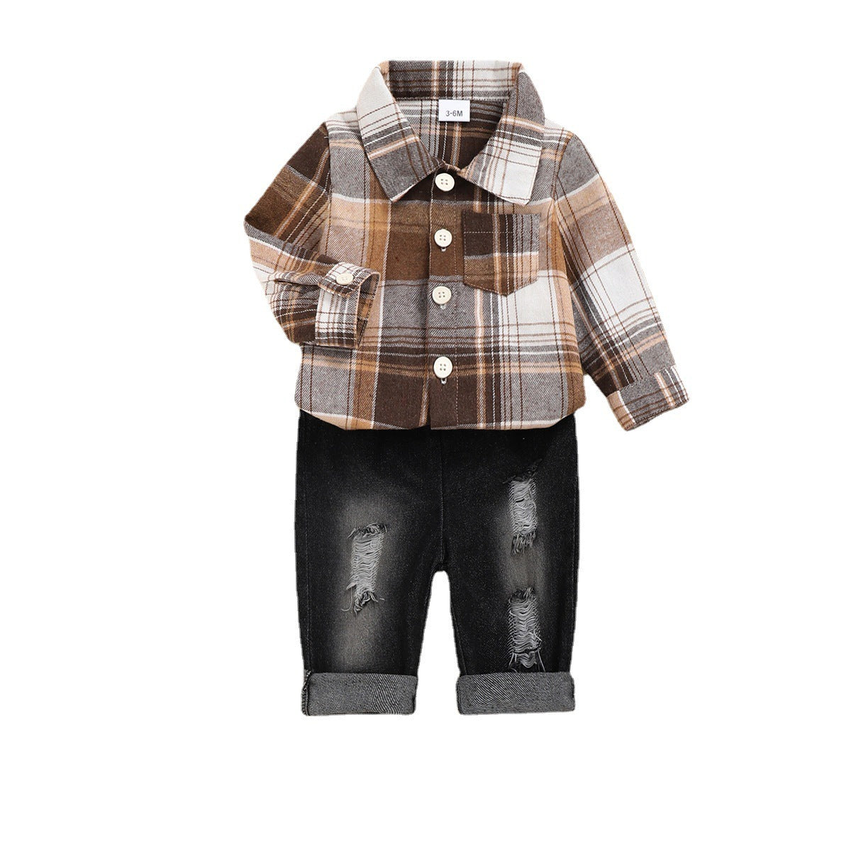 Fashion Personality Leisure Children Denim Suit - Cindi Book