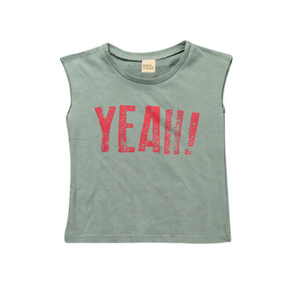 Children's sleeveless t-shirt - Cindi Book