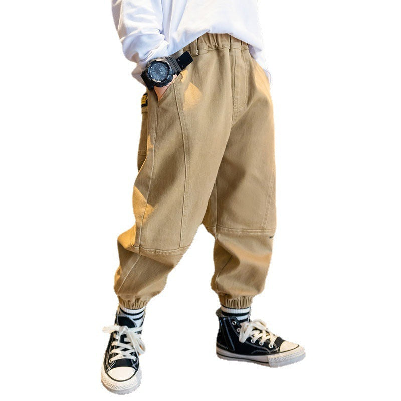Boys Middle and Older Children's Footwear Overalls Trousers