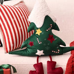 Christmas Tree Pillow Special-shaped Sofa Living Room Atmosphere New Year - Cindi Book