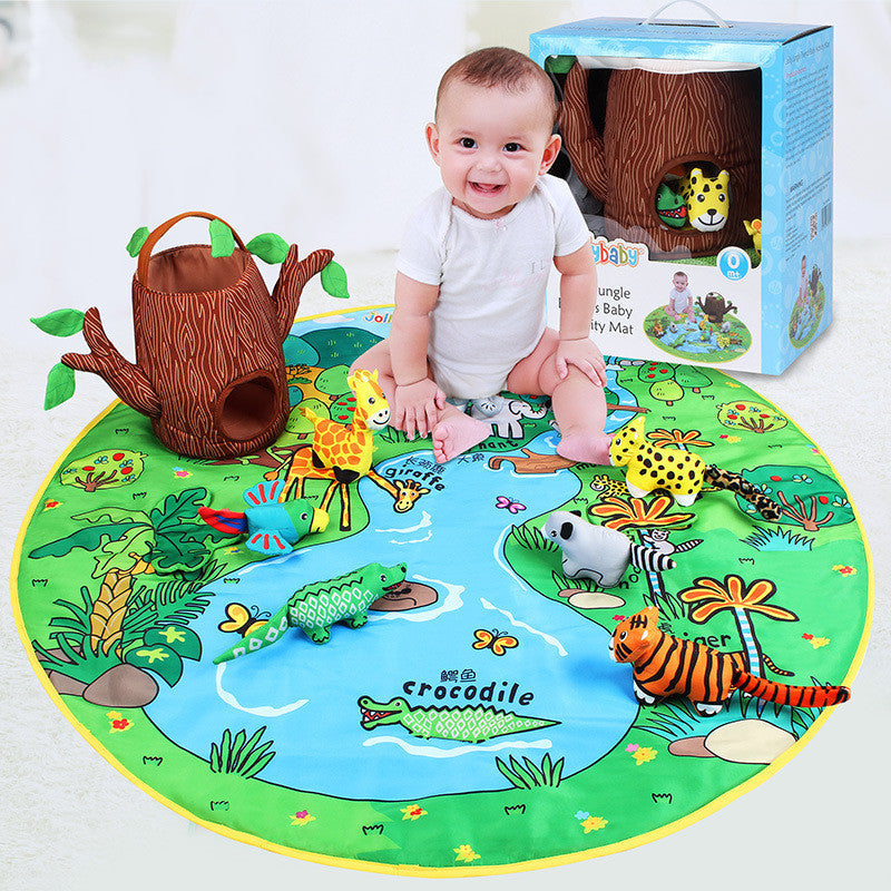 Baby Baby Play Blanket Early Education Animal Toys - Cindi Book