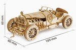3D Wooden Puzzle Train Model DIY Wooden Train Toy Mechanical Train Model Kit Assembly Model Home Decoration Crafts - Cindi Book