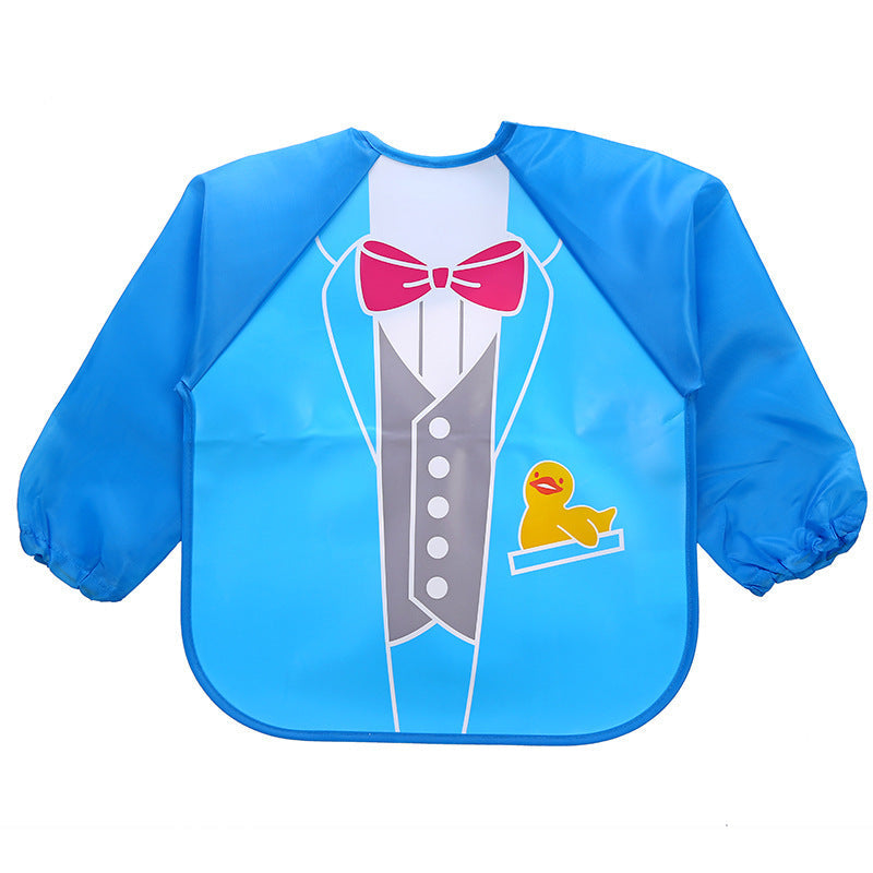 Children's Gown Long Sleeve Kids Waterproof Meal Baby Apron Painting Clothes Bib Protective Clothing - Cindi Book