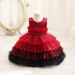 Children's Dress Color Matching Princess Dress Birthday Banquet Skirt - Cindi Book