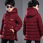 Boy's hooded padded padded jacket - Cindi Book