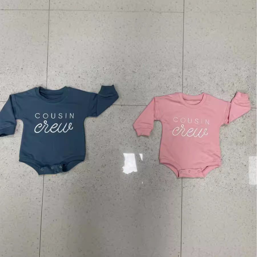 Embroidered Letters Long-sleeve Jumpsuit - Cindi Book