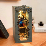 Robotime Rolife DIY Book Nook Wooden Miniature Doll House Light For Bookshelf Insert Furniture - Cindi Book