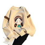 Girls Stylish Hoodie Base Layer Casual Style For Kids - Cindi Book